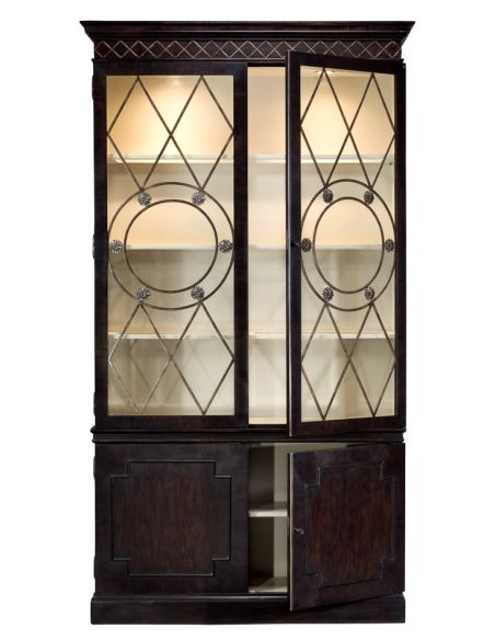 Breakfronts & China Cabinets Oak display or china cabinet