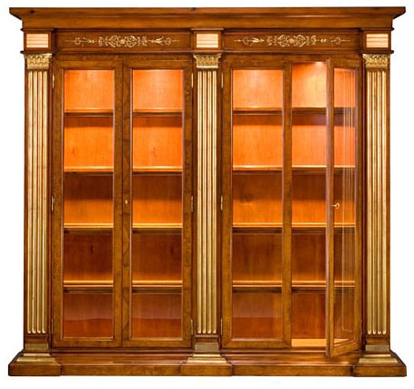 Bookcases 57-56 Solid walnut wood Bookcase