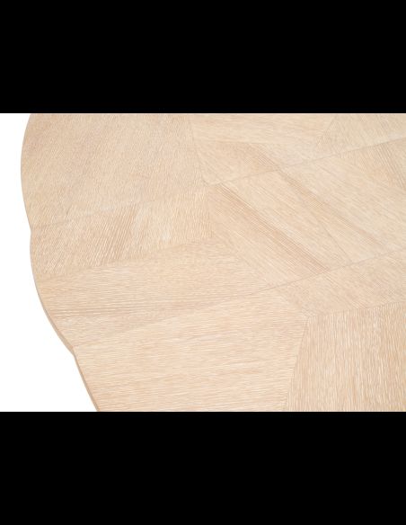 Bleached Oak stained Jupe expanding table 71