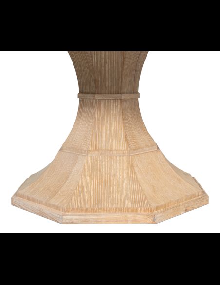Bleached Oak stained Jupe expanding table 71