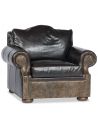 Luxury Leather & Upholstered Furniture Comfy Leather Chair Two Tone