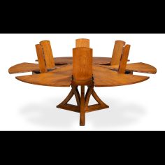 casual Jupe table, finished in Tobacco Brown 2