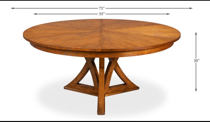 Casual Jupe Table round to round shape