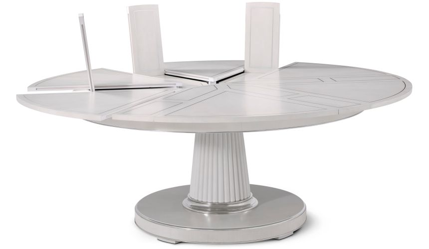 London Jupe Dining Table White
