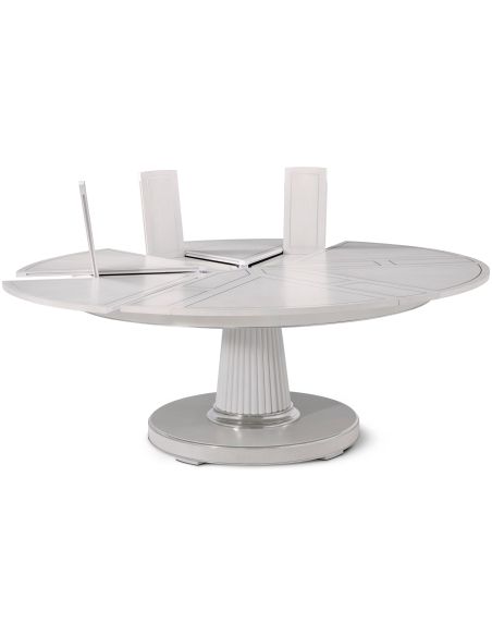 London Jupe Dining Table White