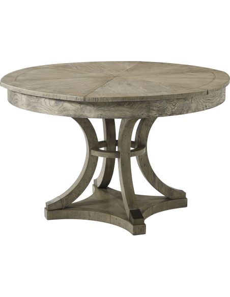 Jupe Table in Grey Echo Oak Finish closed