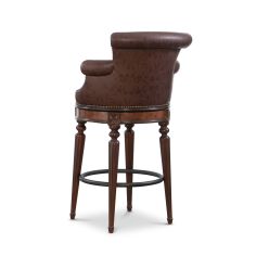 Bar chair with a flared back 2