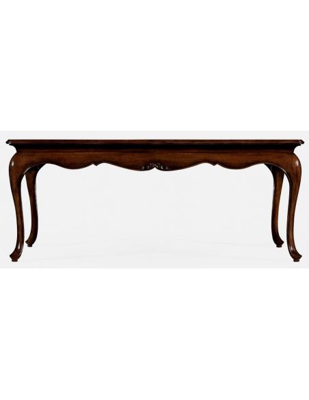 Coffee Tables Antique Rectangular Coffee Table with mahogany finishing