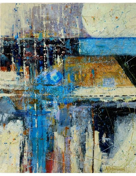 Cabin Fever has lots of texture, organic shapes, interesting line work & mark making