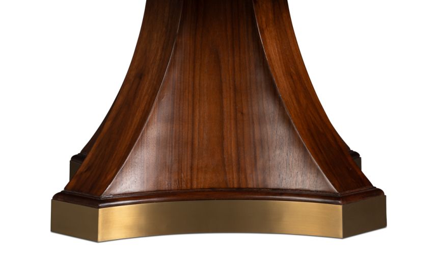 Contemporary round to round large extending table