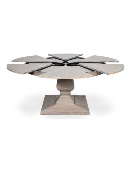 expandable moon stone Jupe table