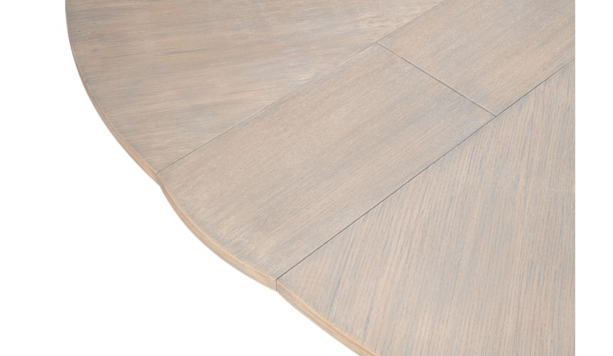 Equestrian expandable moon stone Jupe table 70" open