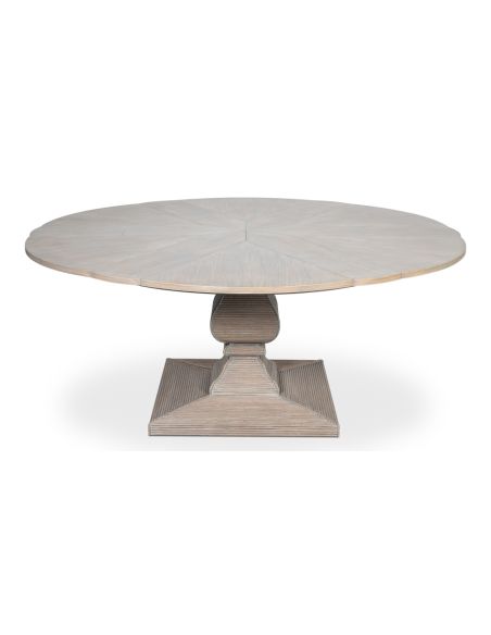 Equestrian expandable moon stone Jupe table