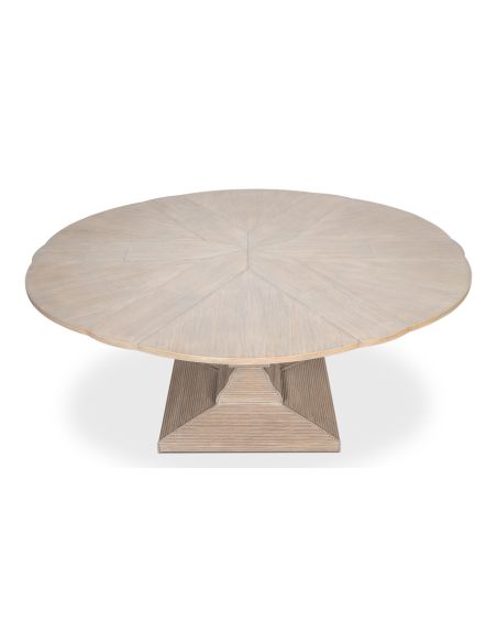 expandable moon stone Jupe table