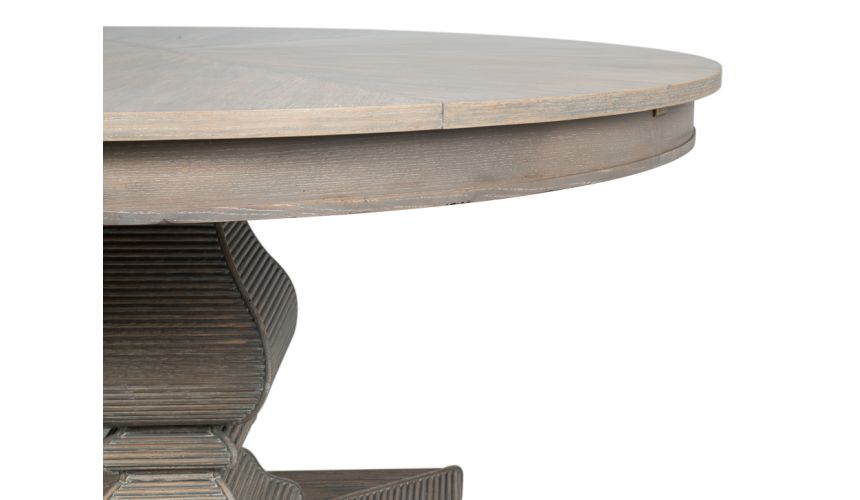 Equestrian expandable moon stone Jupe table