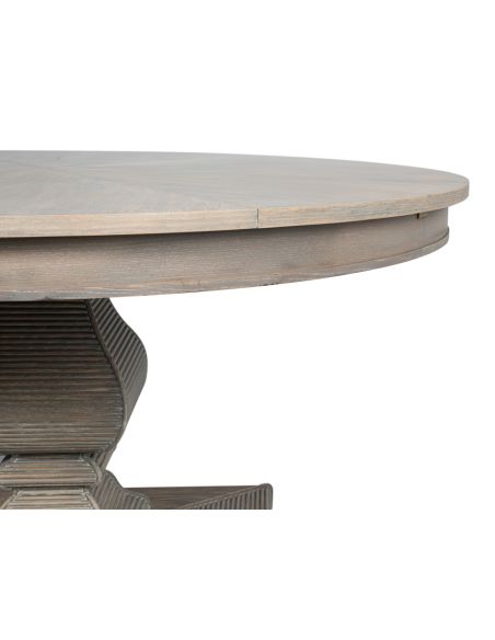 Equestrian expandable moon stone Jupe table