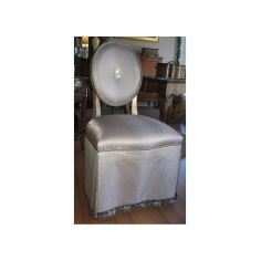 CHAIRS, Leather, Upholstered, Accent Fine furniture makeup vanity swivel stool 2