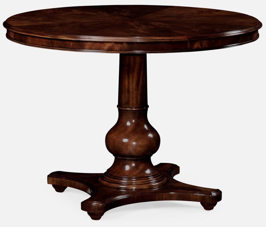 Round & Oval Side Tables Round Pedestal Table