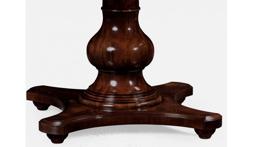 Round & Oval Side Tables Round Pedestal Table