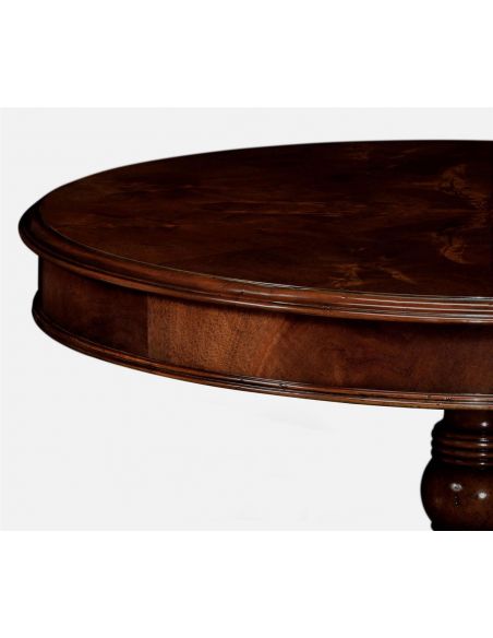 Round & Oval Side Tables Rounx Pedestal table