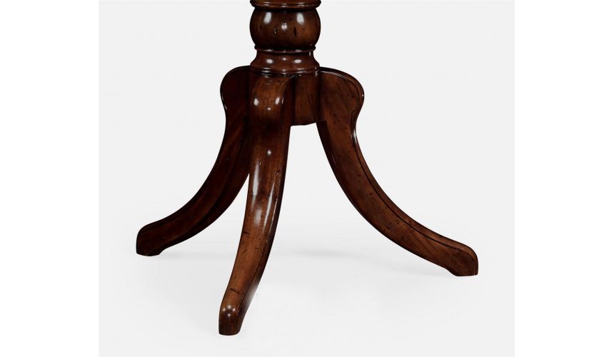 Round & Oval Side Tables Rounx Pedestal table