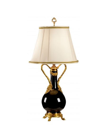 Brass Mounted Bottle Lamp