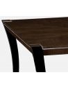 Dining Tables AMW - High Top Table with Stainless Steel detailing