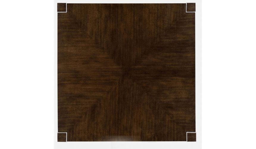 Dining Tables AMW - High Top Table with Stainless Steel detailing