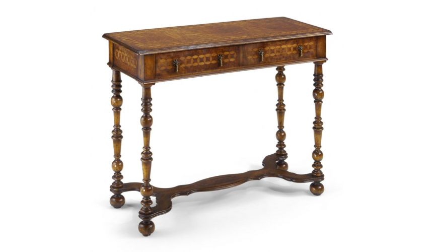 Console & Sofa Tables Small Burl Console Table Library & Office Furniture