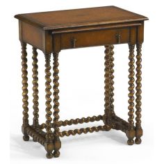 Square & Rectangular Side Tables Nest of Two Tables with Carved Legs Square & Rectangular Luxury Furniture 2