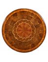 Round & Oval Side Tables Oyster Veneer Wine Table Home Accessories