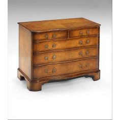 Chest of Drawers Chest Of Drawers with hand distressing and four Oak lined drawers