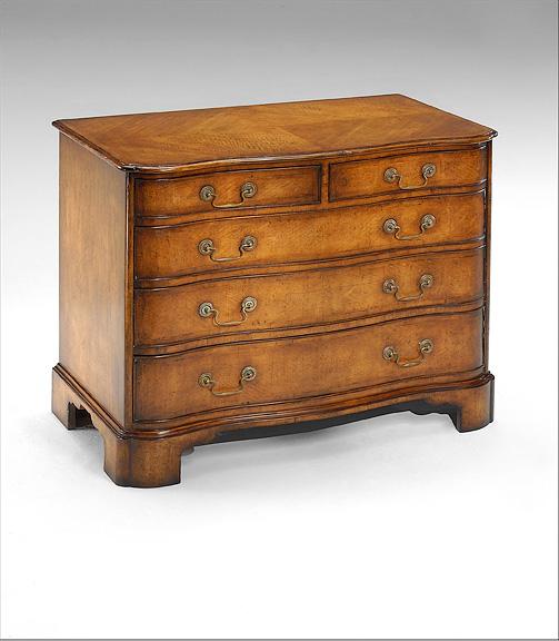 Chest of Drawers Chest Of Drawers with hand distressing and four Oak lined drawers