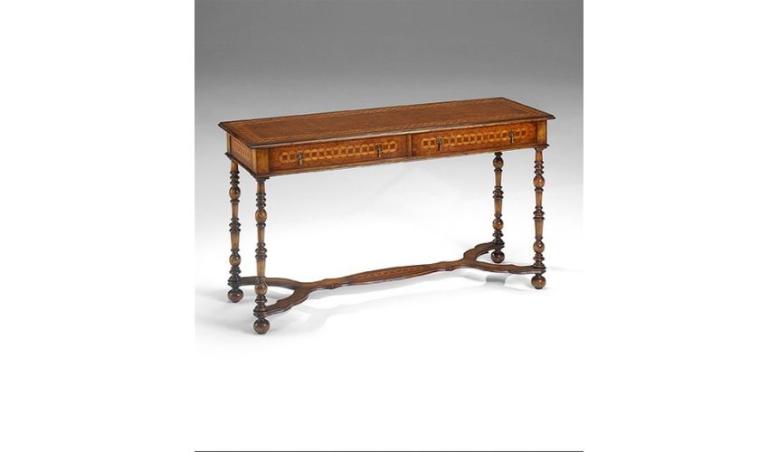 Console & Sofa Tables Large Burl Console Table