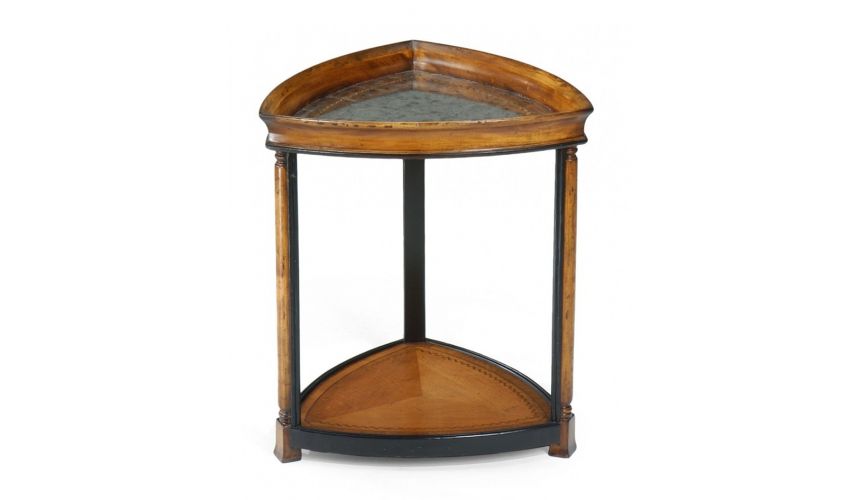Round & Oval Side Tables Luxury Furniture Triangular Side Table