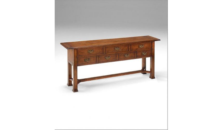 Breakfronts & China Cabinets Furniture High Walnut Sideboard