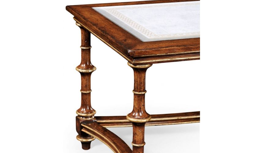 Coffee Tables High End Furniture Eglomise Glass Coffee Table