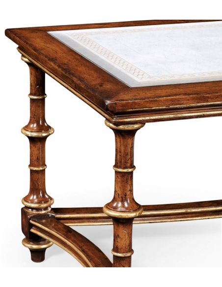 Coffee Tables High End Furniture Eglomise Glass Coffee Table