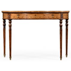 Console & Sofa Tables Walnut Demilune Console Table-47 2