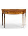 Console & Sofa Tables Demilune Console Table In Satinwood