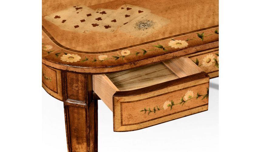 Console & Sofa Tables Regency style Extending Card Table-48