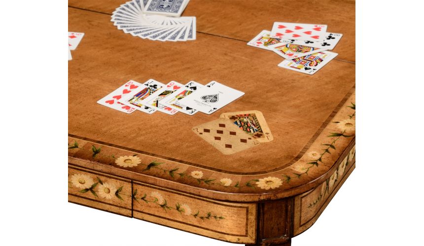 Console & Sofa Tables Regency style Extending Card Table-48