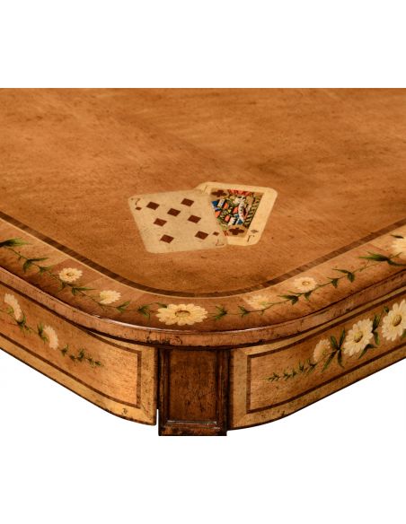 Console & Sofa Tables Regency style Extending Card Table-48