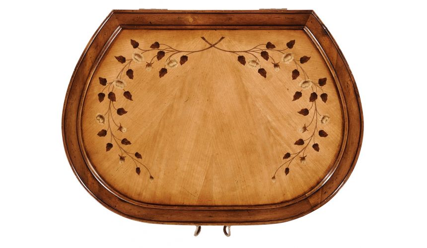 Square & Rectangular Side Tables Oval Vanity Dressing Table-40