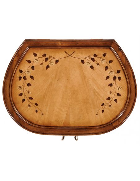 Square & Rectangular Side Tables Oval Vanity Dressing Table-40