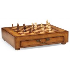 Square & Rectangular Side Tables Satinwood Veneered Games Box-43