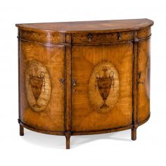 Breakfronts & China Cabinets Demilune Cabinet Luxurious Home accents