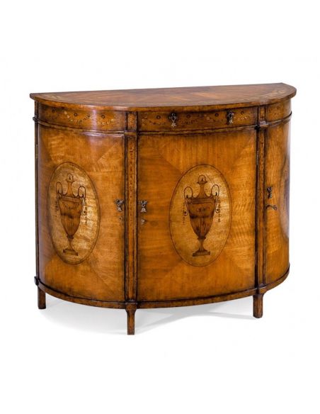 Demilune Cabinet Luxurious Home accents