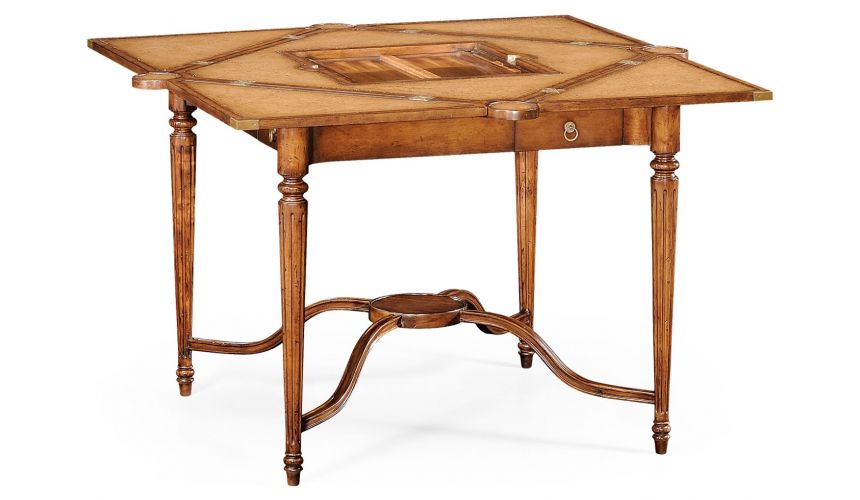 Square & Rectangular Side Tables Backgammon Card and Chess Table-66