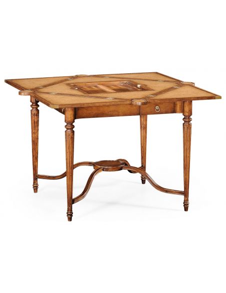 Square & Rectangular Side Tables Backgammon Card and Chess Table-66